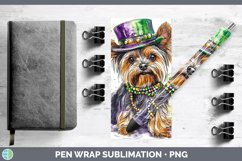 GorgeousMardi Gras Splash Dogs Pen Wrap design.