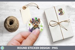 GorgeousMardi Gras Splash Dogs Stickers design.