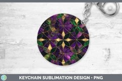 GorgeousMardi Gras Keychain design.