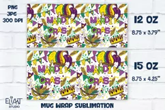 Mardi Gras PNG | Carnival PNG Tea Mug Sublimation Product Image 2