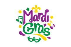 Mardi Gras SVG Cut File Product Image 1