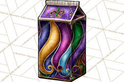 Mardi Gras Cafe Clipart Sweets Desserts Coffee Pastries PNG Product Image 2