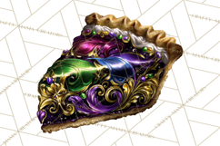 Mardi Gras Cafe Clipart Sweets Desserts Coffee Pastries PNG Product Image 5