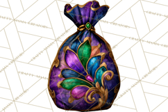 Mardi Gras Cafe Clipart Sweets Desserts Coffee Pastries PNG Product Image 5