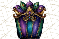 Mardi Gras Cafe Clipart Sweets Desserts Coffee Pastries PNG Product Image 2