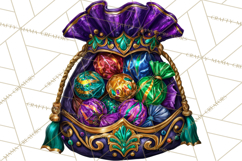 Mardi Gras Cafe Clipart Sweets Desserts Coffee Pastries PNG Product Image 3