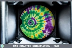 GorgeousMardi Gras Car Coaster design.