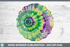 GorgeousMardi Gras Wind Spinner design.