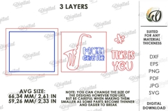 Mardi Gras Tiered Tray Laser Cut. Mardi Gras Wall Decor SVG Product Image 2