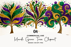 Mardi Gras Tree Clipart Product Image 1