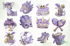 Mardi Gras Whimsical Illustration Bundle Product Image 7
