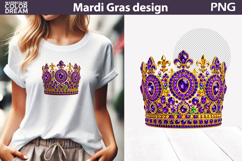 Mardi Gras Sublimation | Crown Mardi Gras Product Image 1