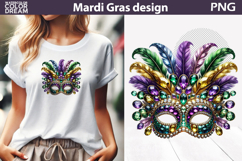Mardi Gras Sublimation | Mardi Gras Mask Product Image 1