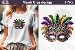 Mardi Gras Sublimation | Mardi Gras Mask Product Image 1