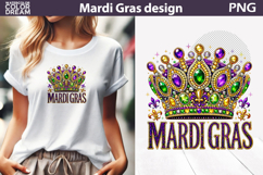 Mardi Gras Sublimation | Crown Mardi Gras Product Image 1