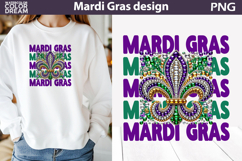 Mardi Gras Sublimation | Mardi Gras Fleur De Lis Louisiana Product Image 1