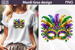 Mardi Gras Sublimation | Mardi Gras Mask Product Image 1