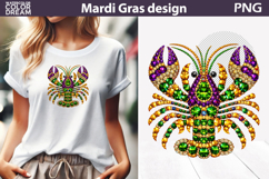 Mardi Gras Sublimation | Mardi Gras Lobster Product Image 1
