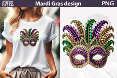 Mardi Gras Sublimation | Mardi Gras Mask Product Image 1