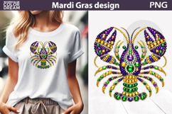 Mardi Gras Sublimation | Mardi Gras Lobster Product Image 1