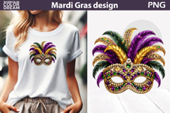 Mardi Gras Sublimation | Mardi Gras Mask Product Image 1