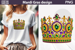 Mardi Gras Sublimation | Crown Mardi Gras Product Image 1