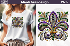 Mardi Gras Sublimation | Mardi Gras Fleur De Lis Louisiana Product Image 1