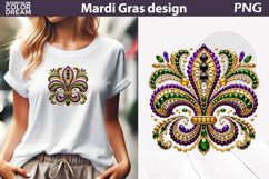 Mardi Gras Sublimation | Mardi Gras Fleur De Lis Louisiana Product Image 1