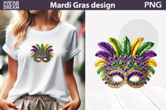 Mardi Gras Sublimation | Mardi Gras Mask Product Image 1