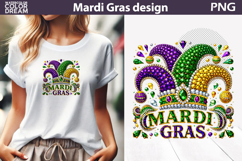 Mardi Gras Sublimation | Mardi Gras Jester Hat Product Image 1