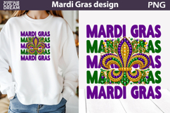 Mardi Gras Sublimation | Mardi Gras Fleur De Lis Louisiana Product Image 1