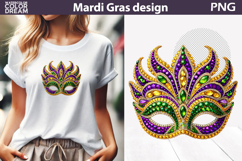 Mardi Gras Sublimation | Mardi Gras Mask Product Image 1