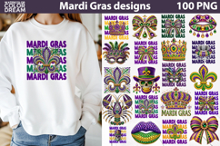 Mardi Gras Bundle| Mardi Gras Sublimation Product Image 1