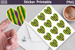 Mardi Grass Sticker | Mardi Grass Sticker Printable Product Image 1