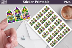 Mardi Grass Sticker | Mardi Grass Sticker Printable Product Image 1
