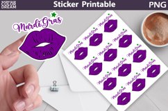 Mardi Grass Sticker | Mardi Grass Sticker Printable Product Image 1