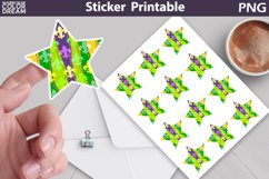 Mardi Grass Sticker | Mardi Grass Sticker Printable Product Image 1