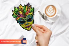Mardi Gras Sticker, Mardi Gras Party Decorations Sticker Product Image 1