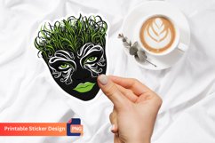 Mardi Gras Sticker, Carnival Themed Grass Sticker Product Image 1