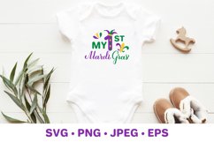 My 1st Mardi Gras SVG. Baby first Fat Tuesday. Product Image 2