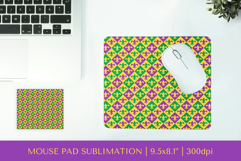 Mardi Gras mouse pad sublimation. Carnival design 001 Product Image 1