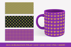 Mardi Gras Mug Sublimation Design. Carnival Mug Wrap PNG 014 Product Image 2