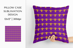 Mardi Gras Pillow Case Sublimation Design. Pillow Cover 04 Product Image 1
