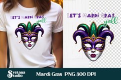 Mardi Gras mask clipart | Mardi Gras sublimation Product Image 1