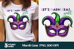 Mardi Gras mask clipart | Mardi Gras sublimation Product Image 1