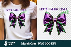 Mardi Gras bow clipart | Mardi Gras sublimation Product Image 1