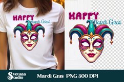Mardi Gras mask clipart | Mardi Gras sublimation Product Image 1