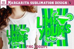 Summer Sublimation Clipart | Margarita PNG Product Image 1