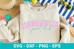 Margarita Social Club SVG - Retro Summer Design Product Image 1