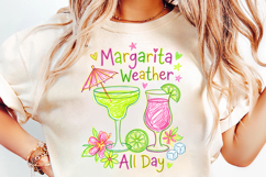 margarita weather, cocktail summer png, tropical cocktail design, summer vacation png, beach party shirt, tropical drink png, summer sublimation, vacation apparel, tropical vibes design, summer cocktail gift